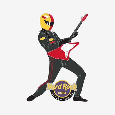 Limited Edition Hollywood, FL Racer Pin
