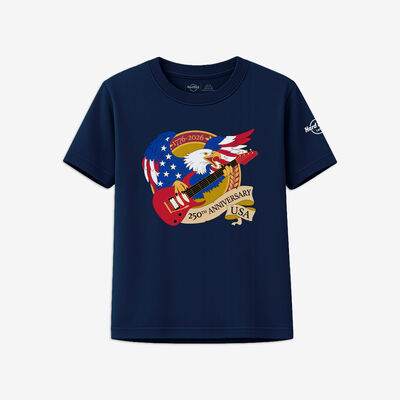 Youth Fit America 250th Anniversary Tee in Navy